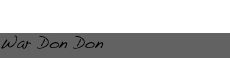 War Don Don